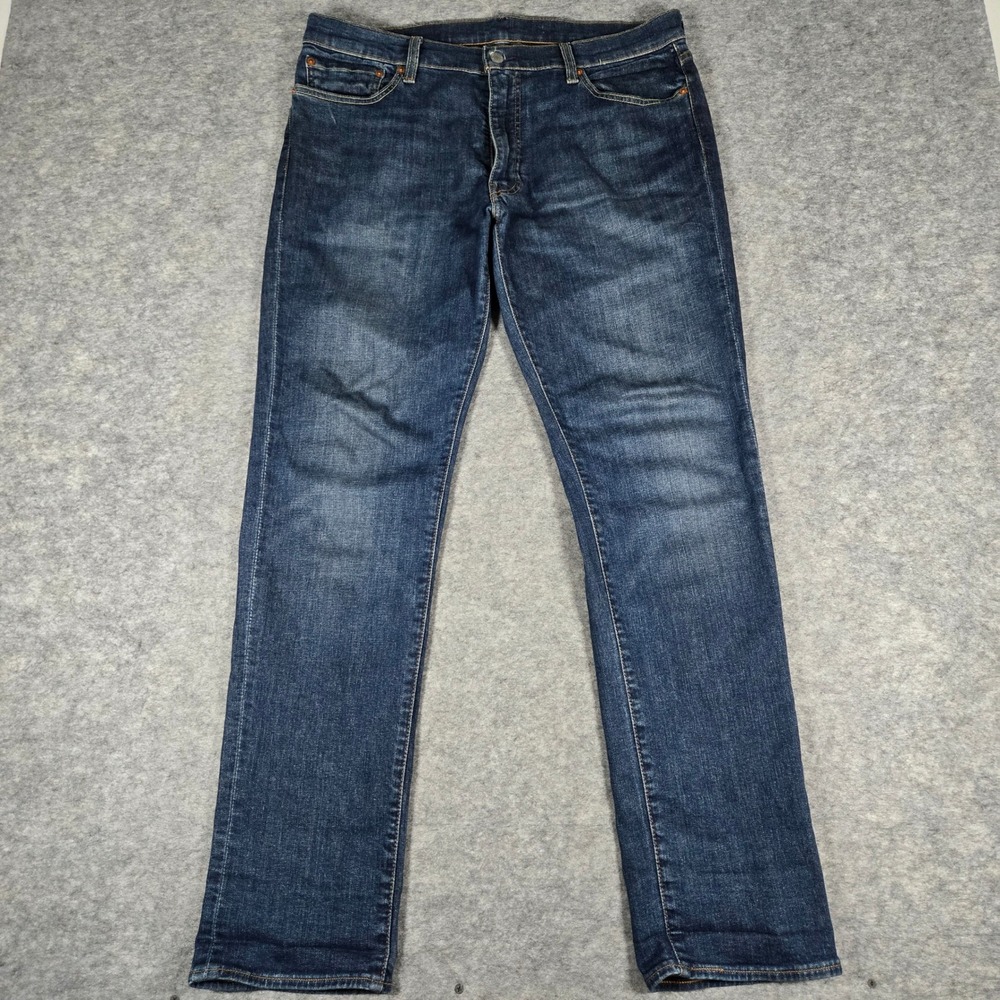 Levi's Mens Big E Blue 511 Slim Fit Denim Jeans 36x34